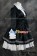 Vocaloid 2 Cosplay DIVA F Miku Black Uniform Costume