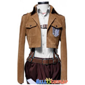 Attack On Titan Shingeki No Kyojin Cosplay Armin Arlert Suede Costume Full Set