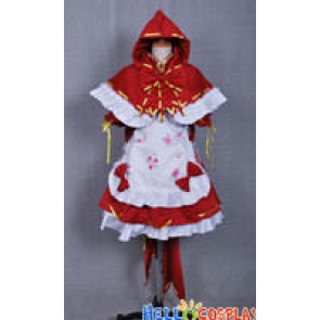 Vocaloid 2 Dress Project Diva 2nd Hatsune Miku Red Hat Costume