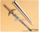 Garo Cosplay Ryuga Dougai Sword Golden Weapon Prop