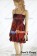 Party Cosplay Wine Red Cape Lady Sling Dress Uniform Costume