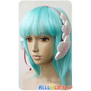 Vocaloid 2 Cosplay Sakura Miku Cherry Blossoms Headphone Headset Listening Ver With MP3