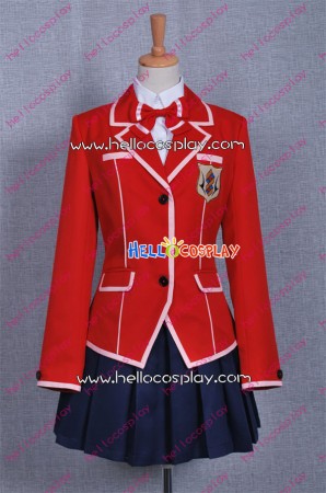 Guilty Crown Cosplay Inori Yuzuriha Costume School Girl Uniform