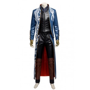 Devil May Cry 3 Dantes Awakening Cosplay Vergil Costume Outfit