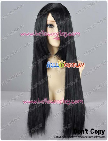 Black Straight Cosplay Wig 70cm