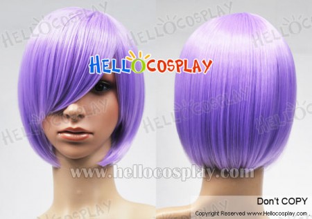 Purple Blue Bobo Cosplay Short Wig