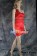 Party Cosplay Red Princess Ball Gown Formal Shoulder Dress Costume