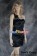 Party Cosplay Black Princess Ball Gown Formal Shoulder Dress Costume