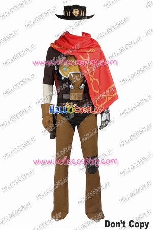 Overwatch McCree Cosplay Costume Uniform