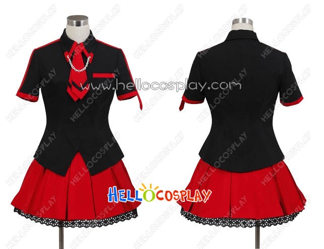 Anime Blood-C Kisaragi Saya Girl Cloth Uniform Cosplay Costume
