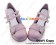 Mirror Pink Two Straps Ruffle Chunky Princess Lolita Shoes