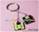 Dramatical Murder DMMD Cosplay Noiz Green Black Keychain Square