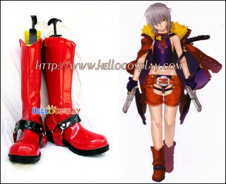 Burst Angel Cosplay Jo Red Boots