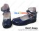 Dark Blue Ankle Straps Flat Sweet Lolita Shoes