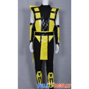 Mortal Kombat Cosplay Scorpion Costume Leather