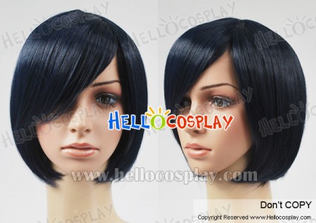 Dark Blue BoBo Cosplay Short Wig