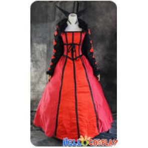 Maoyu Archenemy And Hero Cosplay Demon King Mao Red Dress Costume