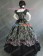 Victorian Lolita Southern Belle Brocade Gothic Lolita Dress Grey Floral