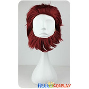 Fate Zero Rider Cosplay Wig Dark Red