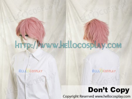 Pink Cosplay Short Layer Wig