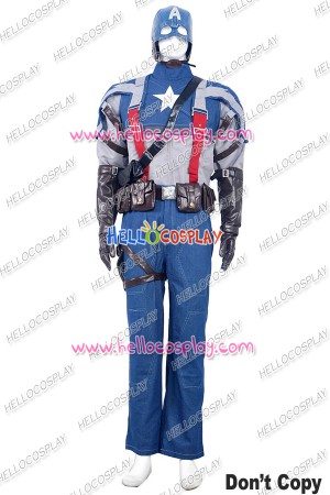 Captain America 1 Steve Rogers Cosplay Costume