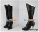 Sailor Moon Cosplay Sailor Pluto Setsuna Meioh Black Boots