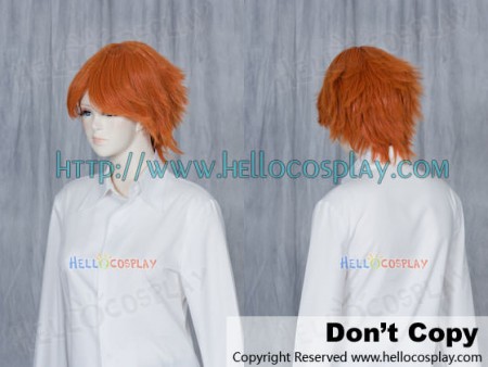 Dark Orange Cosplay Short Layer Wig