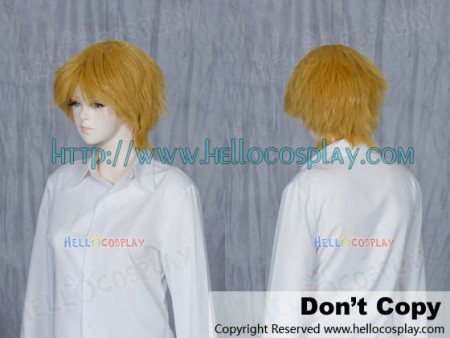 Gold Cosplay Short Layer Wig