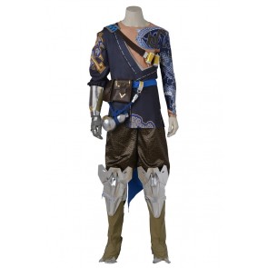 Overwatch Hanzo Shimada Cosplay Costume Uniform