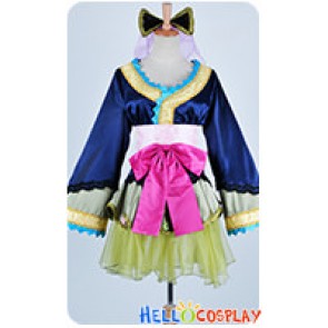 Vocaloid 2 Cosplay Oiran Miku Kimono Short Dress Costume