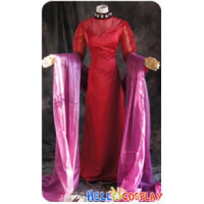 Sailor Moon Cosplay Black Lady Chibiusa Red Dress Costume