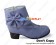 Light Purple Ruffle Bow Chunky Sweet Lolita Short Boots