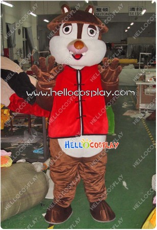 Squirrel Mascots Costume Adult Size