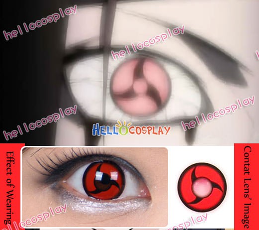 Naruto Sharingan Contact Lenses Itachi Uchiha Mangekyo Sharingan