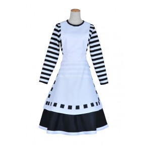 Alice Madness Returns Cosplay Alice London Black White Dress Costume