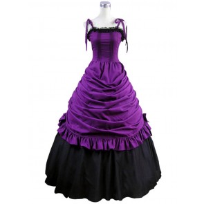 Southern Belle Civil War Ball Gown Dress Prom Purple Dress