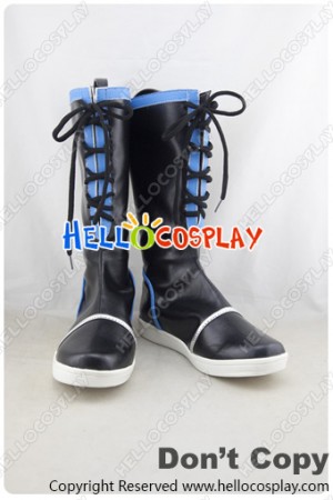 K Anime Cosplay Shoes Misaki Yata Boots Black