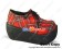 Red Gingham Lacing Platform Punk Lolita Shoes
