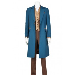 Fantastic Beasts and Where to Find Them Newt Scamander Cosplay Costume Outfits