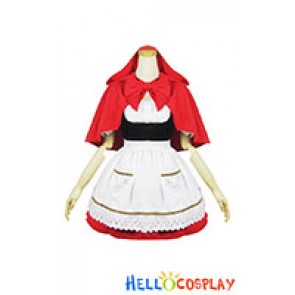 Little Red Riding Hood Cosplay Maid Dress