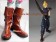 Final Fantasy Cosplay Cloud Figure Version Brown Boots