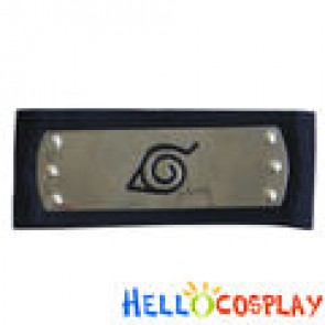 Naruto Ninja The Village of Konohagakure Black HeadBand