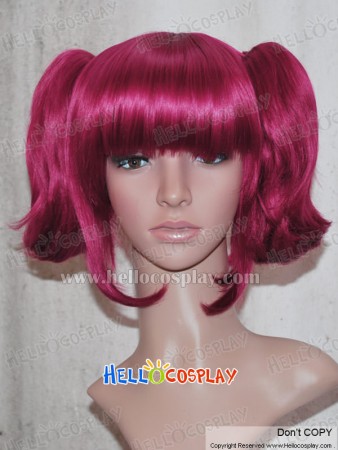 Black Butler Kuroshitsuji Maylene Wine Red Cosplay Wig