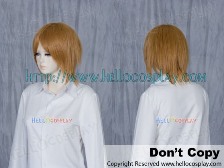 Dark Gold Short Cosplay Wig