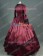 Victorian Lolita Marie Antoinette Lace Gothic Lolita Dress Burgundy