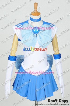 Sailor Moon Cosplay Sailor Mercury Ami Mizuno Uniform Costume