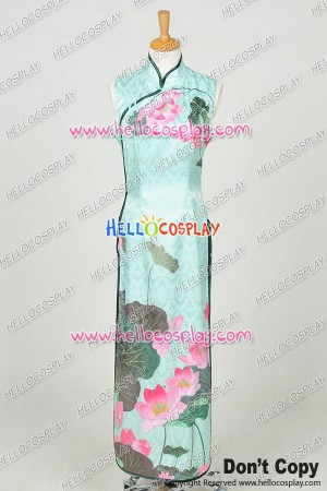 Vocaloid Cosplay Perfume HurlyBurly Gumi Green Cheongsam Dress Costume