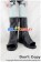 Naruto Cosplay Uzumaki Naruto Black Short Boots