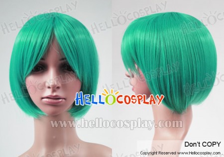 Dark Green BoBo Cosplay Short Wig