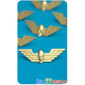 Dolls Tokkei Cosplay Golden Cap Badge